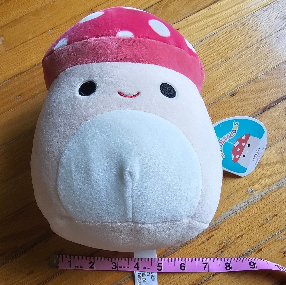 Malcom mushroom squishmallow nwt - stained - Picture 6 of 6